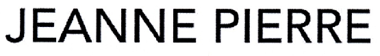 JEANNE PIERRE