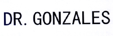 DR. GONZALES