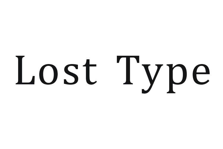 LOST TYPE