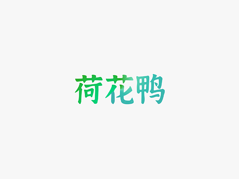 荷花鸭
