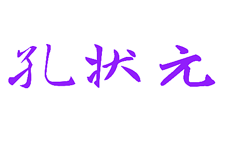 孔状元